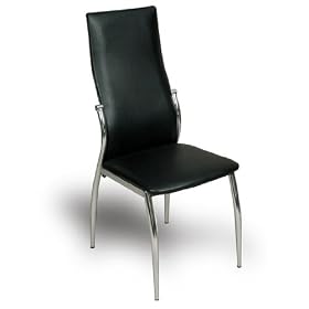 Dining Chair Set of 4 - Black by Walker Edison Furniture