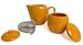 Pearlessence Tea 4 One Teapot and Teacup Set, Orange
