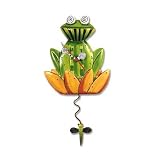 Lilypad Frog Clock Whimsical Clocks by Michelle Allen
