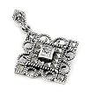 Marcasite And Clear CZ Pendant