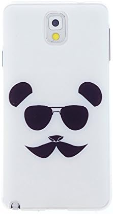 CaseBee® - Sunglasses Panda with Moustache Print Samsung Galaxy Note 3 Note III N9000 N9005 Case - Perfect Gift (Package includes Screen Protector)