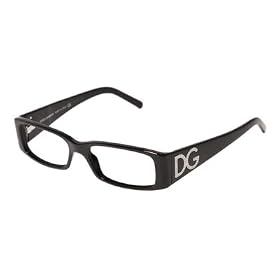 New 2008 Dolce Gabbana DG 3045B DG3045 B Black c.501 s.49 Eyeglasses Authentic