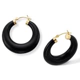 Recon. Onyx Hoop Pierced Earrings