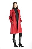 Women's Kneelength Cashmere Blend Overcoat