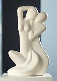 Produkt-Bild: Gilde Skulptur / Sculpture Francis Paar "Geborgenheit", 30156, creme