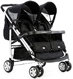 31WsPlIx4wL. SL160  Zooper Tango Black Waves Double Twin Child Stroller