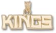 Los Angeles "Kings" Charm/Pendant -14K/10K, Stainless Steel or Gold Plated