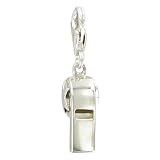 Les Poulettes Jewels - Charms Sterling Silver Whistle