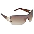 Frameless Wrap Around Peace Symbol Sunglasses High Fashion -- SEVERAL COLORS