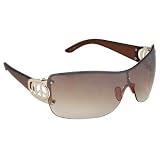 Frameless Wrap Around Peace Symbol Sunglasses High Fashion -- SEVERAL COLORS