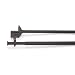 Umbra Mission 24-Inch-by-36-Inch Double Tension Drapery Rod, Darjeeling Bronze
