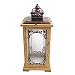 Wood and Metal Candle Lantern – Small