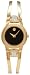 Movado Women's Amorosa Gold-Plated Diamond Accented Bangle Bracelet Watch #0604984