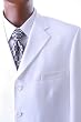 Men's Single Breasted 4 Button White Dress Suit, CLEARANCE!!!