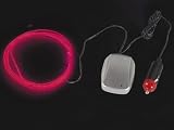 Sound Activated EL Wire Set-Red