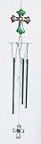 Outdoor Living : Cross Handpainted Metal Chime - Wind Chime