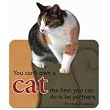 Calico Cat Die-Cut Wit & Wisdom Magnet