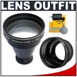 Nikon TC-E3ED 3x Telephoto Converter Lens + Nikon UR-E20 Lens Adapter for Coolpix P5000 & P5100 Digital Cameras