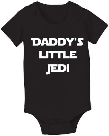 Daddys Little Jedi Infant Baby One Piece 18 Months Black