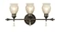 Three Light Bronze Vanity