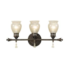 Parisienne Parlor Collection 3-Light Bath Lighting 26 W" Murray Feiss VS13203-FG