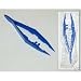 Disposable Tweezer Plastic Individualy Pack Lot of 10