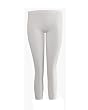 White Seamless Capri Leggings Three Quarter Length