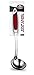 Kitchen Maestro High Quality Stainless Steel, Rubber Coated Grip Soup Ladle