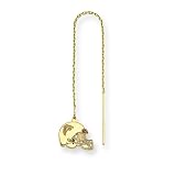 14K Atlanta Falcons Helmet Threader Earrings