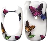 Color Butterfly - LG VX8300 Protective Hard Case - Snap on Faceplate