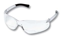MCR Safety CBKH25 Bearkat Magnifier Safety Glasses, Clear Lens, 2.5 Diopter