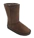 Lucky Girl's Toasty Warm Faux Shearling & Suede Boots in Chocolate Brown