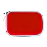 Premium Digital Camera Zipper Eva Pouch Carrying Case - 10 Color Available for Nikon Coolpix L19, L20, S220, S230, S620, S630, S710, S610c, S610, S560, S60, S600, S550, S520, S210, S52c, S52, S700, S510, S200, S51c, S51, S50c, S500, L18, L15, L12, L11, L10 (Red)