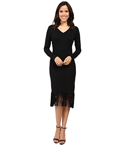 [ランドリーバイシェリーシーガル] Laundry by Shelli Segal レディース Fringe Sweater Dress ドレス [並行輸入品]