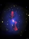 This is a New Composite Image of Galaxy Cluster MS0735.6+7421 Photographic Poster Print by Stocktrek Images , 36x48