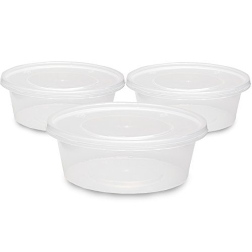 Plastic Food Storage Containers with lids Restaurant Deli Cups