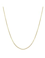 10 Karat Yellow Gold Venetian Box Chain (18 inch)