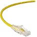 2Ft Yellow Cat6 Slim 28Awg Patc