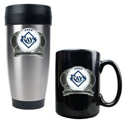 Buy Tampa Bay Rays 2008 American League Champions Tumbler and Coffee Mug Set by Great American Products