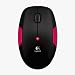 Logitech M345 Mouse Cordless Black Red