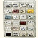 present Business Card Holder (Clear) - 24 Pocket Wall Mount Display