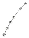 Skin Two Clothing Men's and Women's Anal Toy in Metal Silver L2257