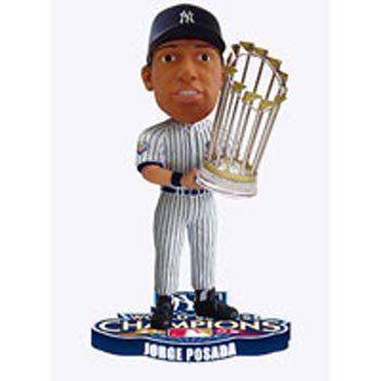 Jorge Posada Yankees World Series Champs Bobblehead (Quantity of 1)