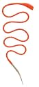Fusionbrands The Food Loop Lace Silicone Lacing Tool, Orange