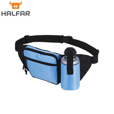 Halfar - Sac banane sport avec gourde incluse - 1802752 - bleu clair