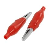 Buy 10 x Red Test Testing Probe Alligator Clips 45mm by uxcell