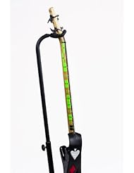 Single Detail Page Misc: Bass Fretboard Note Decals - Learn Songs Faster - Reference Your Notes Without Anyone Knowing - 2 String and All Note - 34" Scale - Neon Green - Glows in the Dark with Black Light (Not Included) - AxeTape