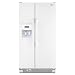 Amana : ASD2524VEW 25.4 cu. ft. Side by Side Refrigerator - White