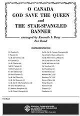 O Canada / God Save the Queen / Star-Spangled Banner Conductor Score & Parts