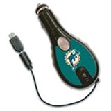 Miami Dolphins Retractable Car Cell Phone Charger